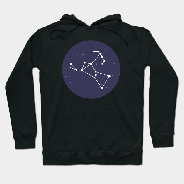 Orion Constellation Hoodie by aglomeradesign